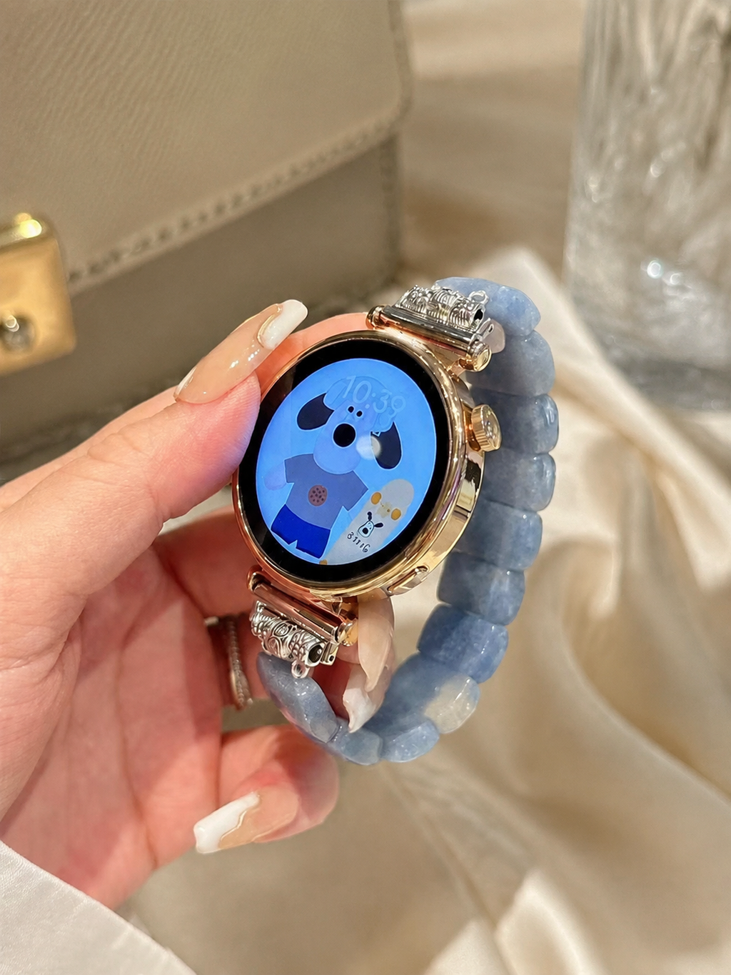 Agate Square Minimalist Watch Band Heal & Restore｜Blessedchi