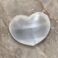 Natural Selenite Crystal Demagnetizing Heart Bowl Cleanse & Protect｜Blessedchi