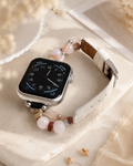 Rose Quartz Accented Watch Band Love & Happiness｜Blessedchi