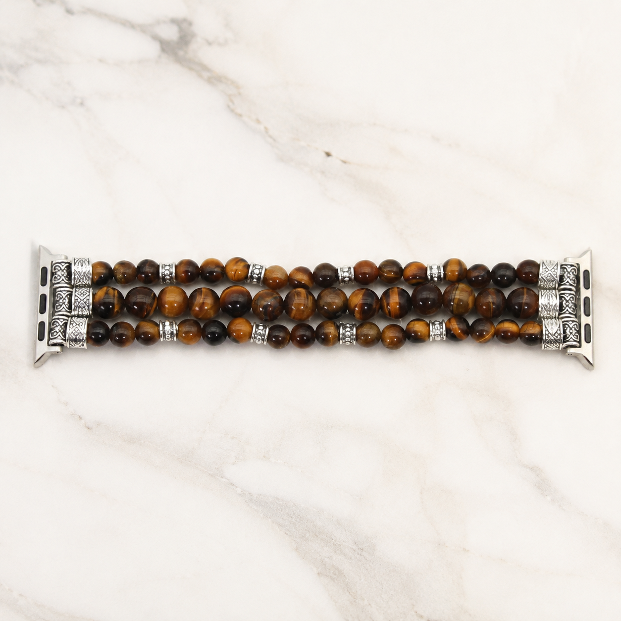 Tiger's Eye 3-Layer Watch Band Prosperity & Abundance｜Blessedchi