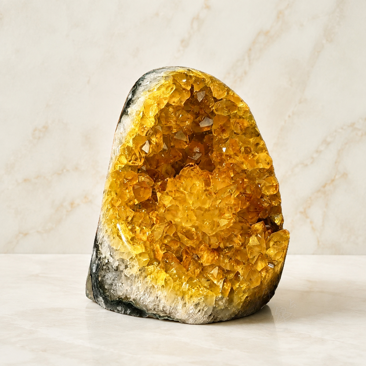 Natural Citrine Geode Prosperity & Abundance｜Blessedchi