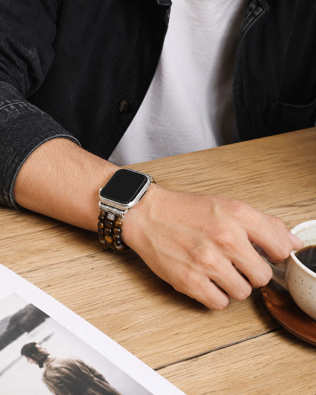 Tiger's Eye 3-Layer Watch Band Prosperity & Abundance｜Blessedchi