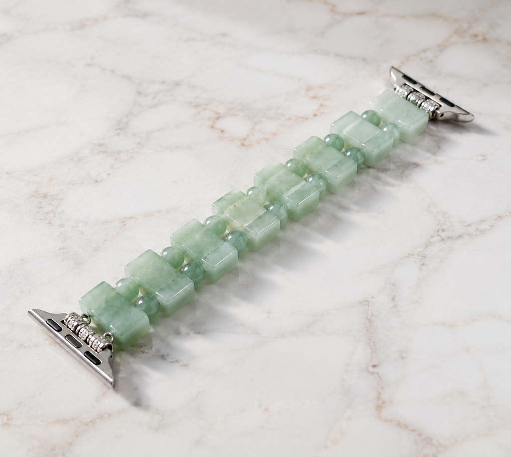 Aventurine Pin Buckle Watch Band Prosperity & Abundance｜Blessedchi
