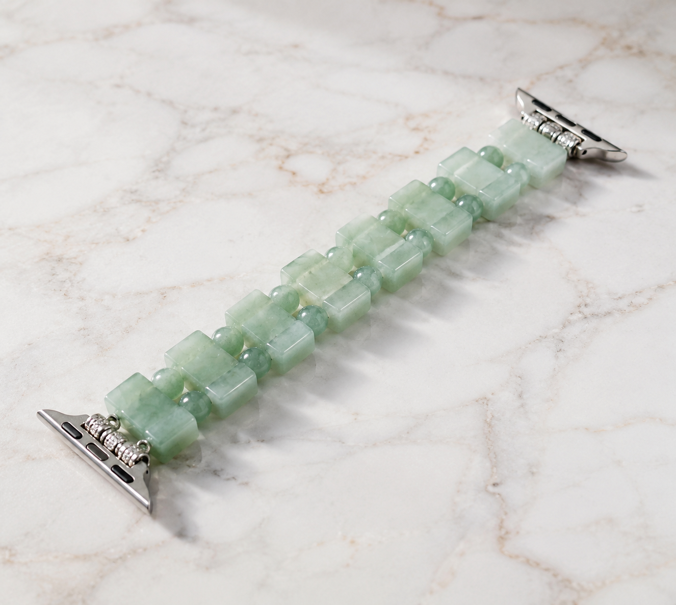 Aventurine Pin Buckle Watch Band Prosperity & Abundance｜Blessedchi
