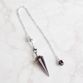 Smoky Quartz 12-Faceted Pendulum Intuition & Connection｜Blessedchi