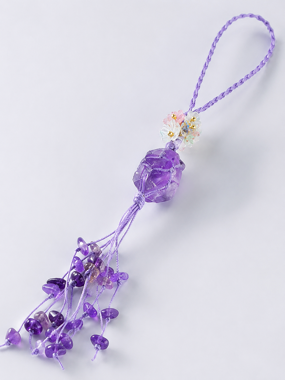 Citrine Raw Stone Chip Phone Chain Prosperity & Abundance｜Blessedchi