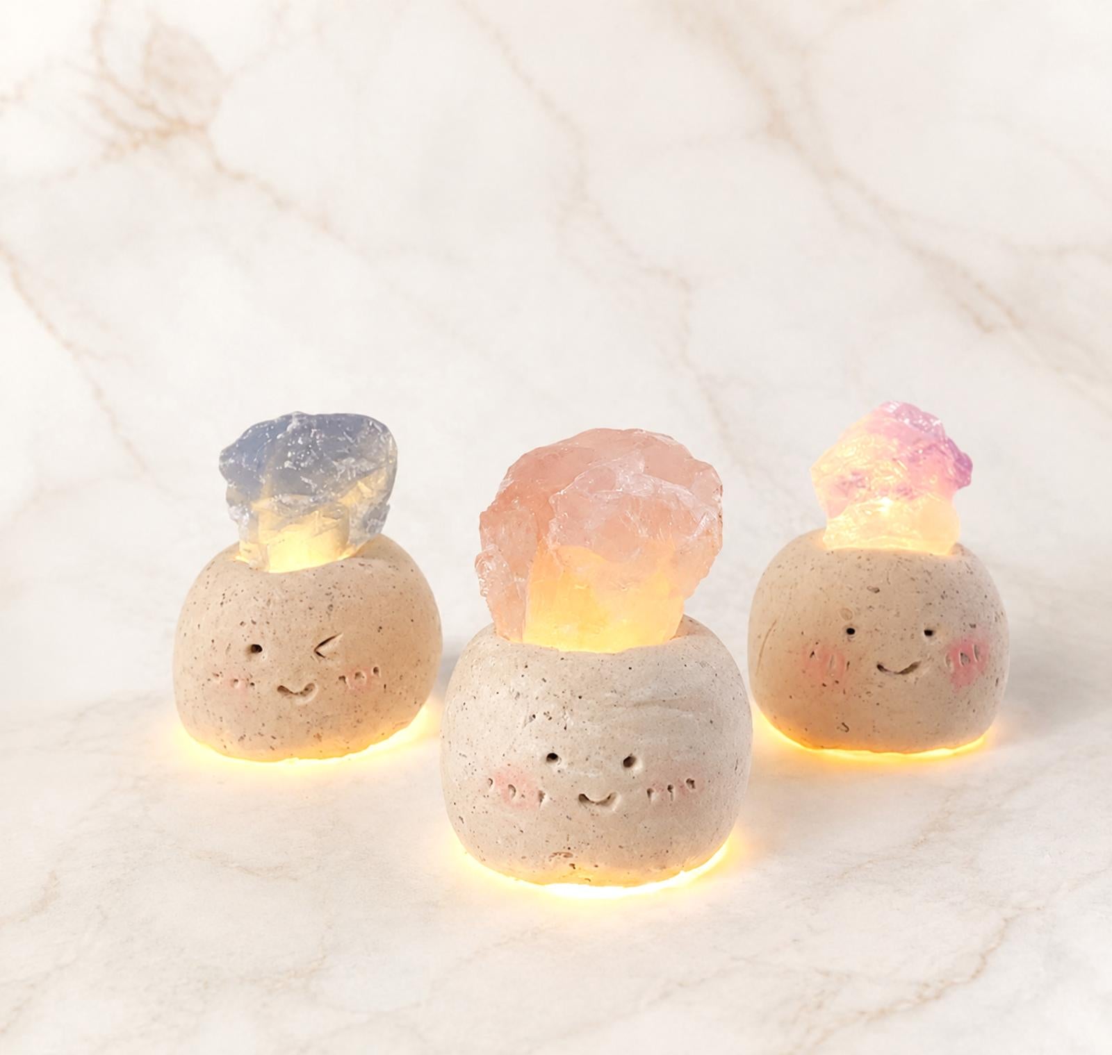 Crystal Night Light DIY Material Kit Meditate & Balance｜Blessedchi