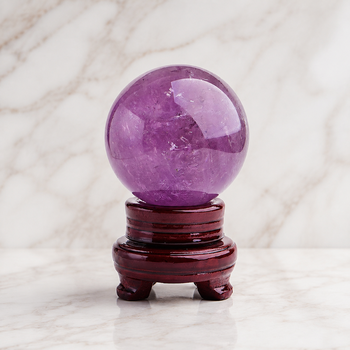 Amethyst Sphere Meditate & Balance｜Blessedchi
