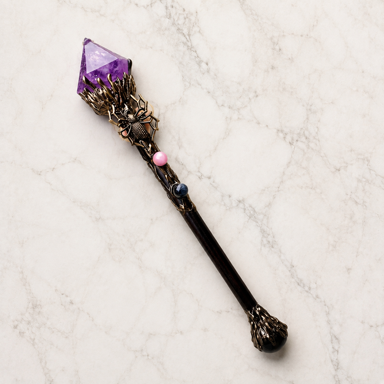 Amethyst Cone Wand Manifest & Create｜Blessedchi