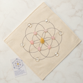 Rose Quartz Citrine Chakra Grid Meditate & Balance｜Blessedchi